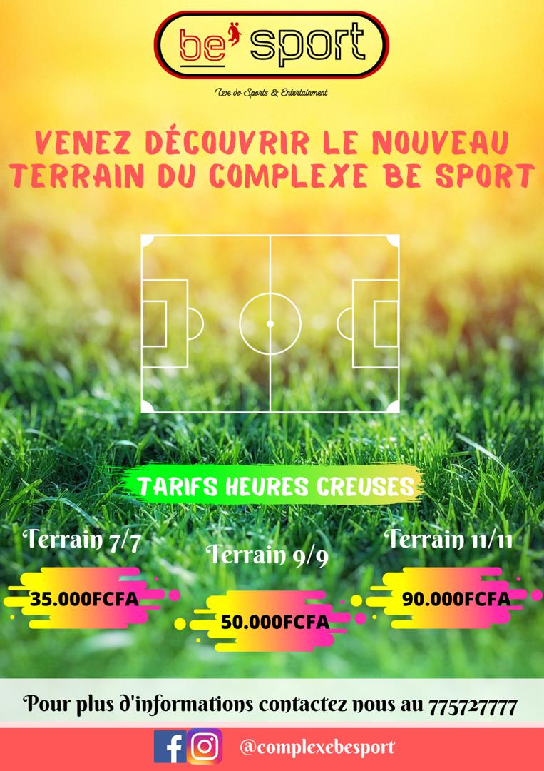 Tarifs grand terrain besport cfpt jour